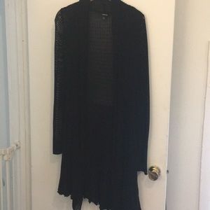Torrid Long Black Cardigan